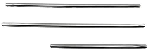 BRIGHTZ NV100クリッパーリオ DR17W 超鏡面ステンレスメッキフロントバンパーモール 3PC 【 FBUM-MOL-089 】 DR17 DR R17 17 NV100 NV 100 V100 クリッパーリオ クリッパー リオ 33236ts