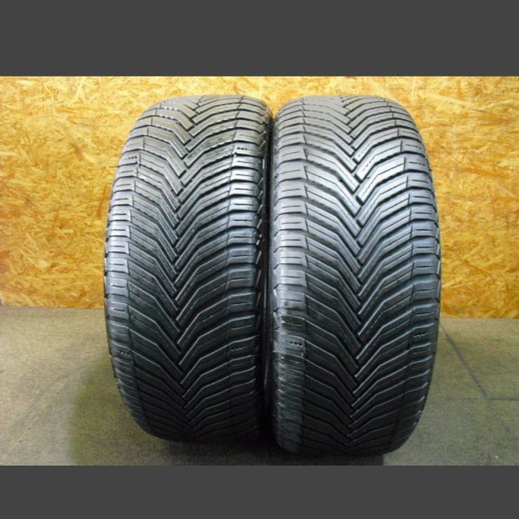 (A-2887)本州送料無料 バリ山 225/45R18 2本 ミシュラン 中古タイヤホイール館