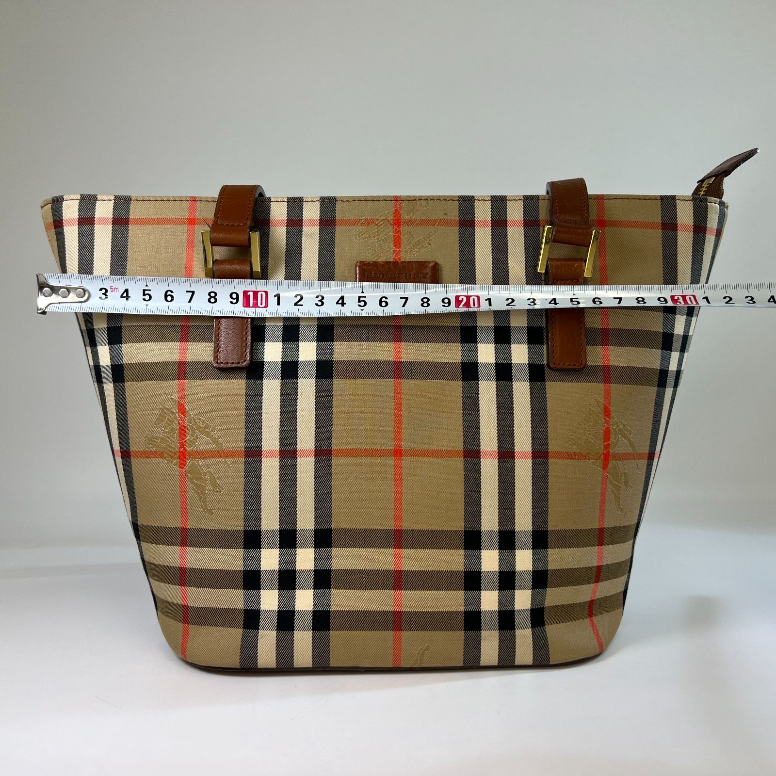王道】Burberry バーバリー トートバッグ ショルダーバッグ ノバ