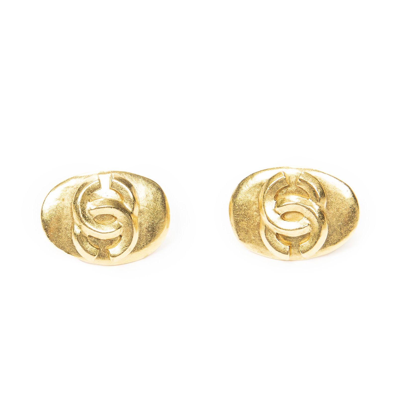 CHANEL シャネル イヤリング CC ココマーク - ヴィンテージ ゴールド 