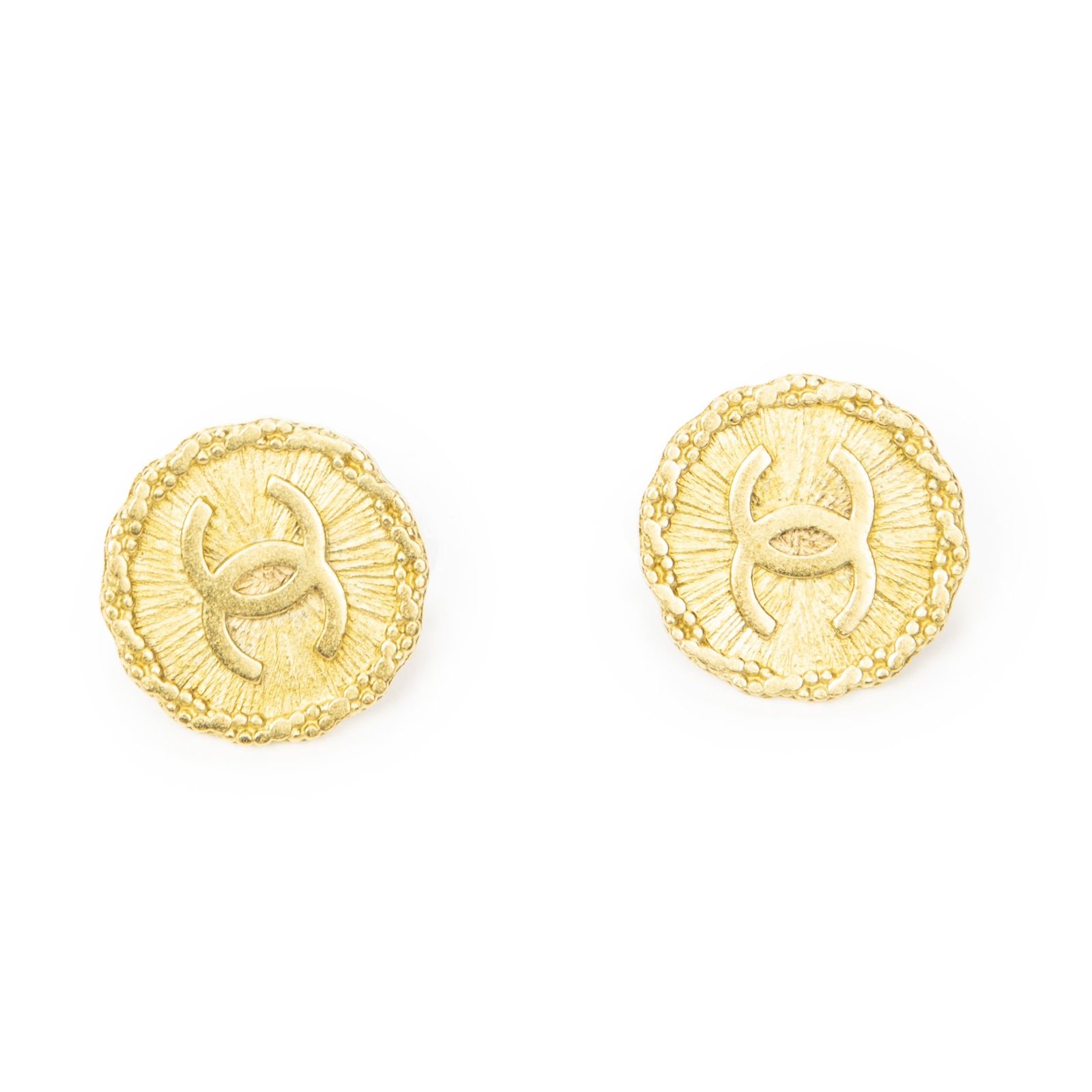 [中古] CHANEL シャネルココマーク クリップタイプ イヤリング金金メッキA