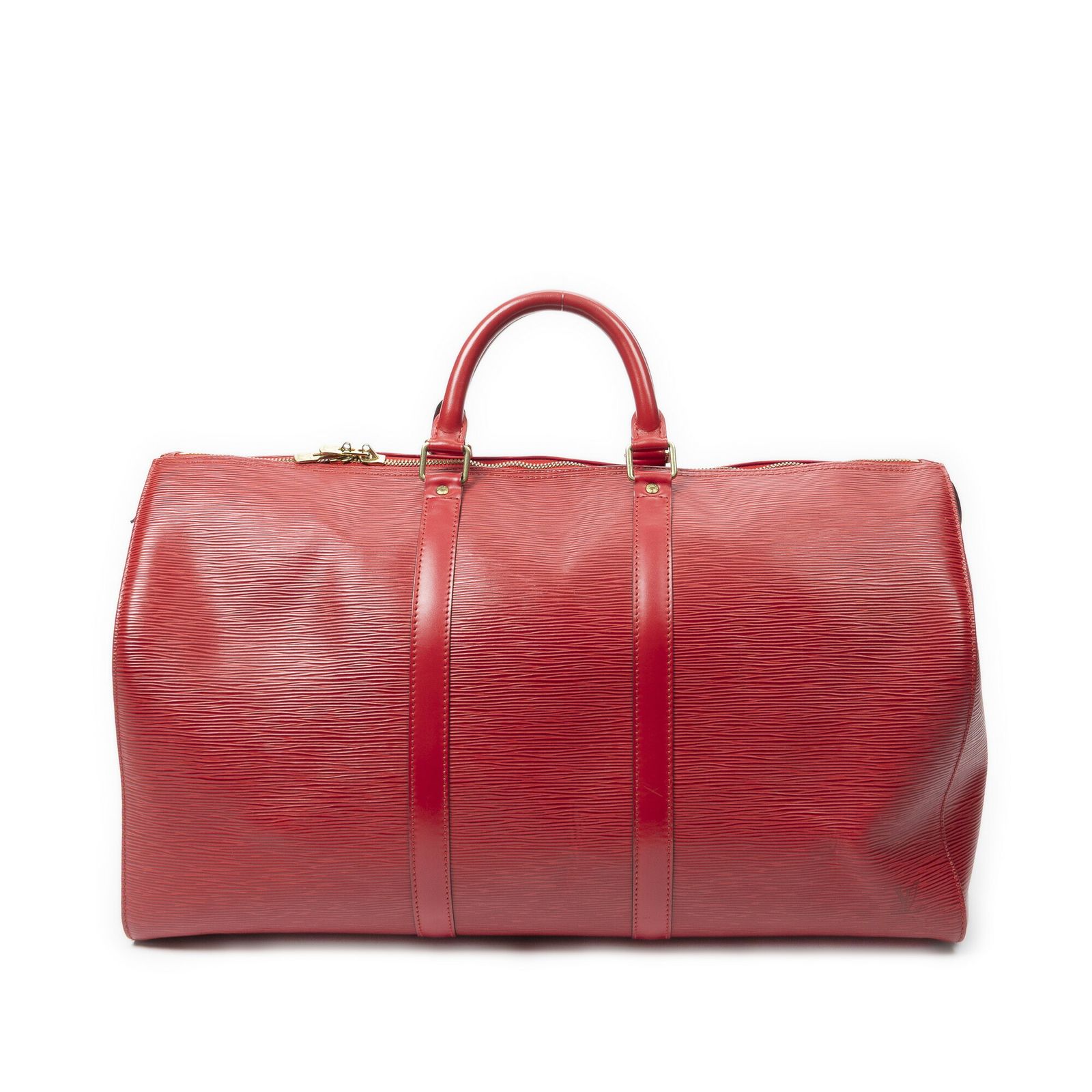 [中古] LOUIS VUITTON ルイヴィトンキーポル赤エピA