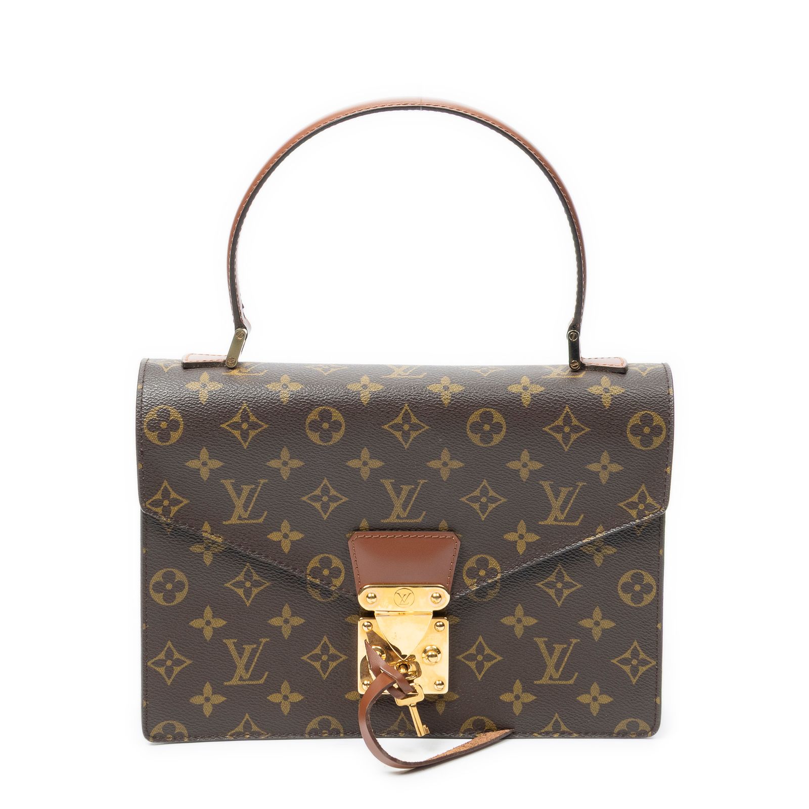 [中古] LOUIS VUITTON ルイヴィトンコンコルド茶色モノグラムキャンバスA