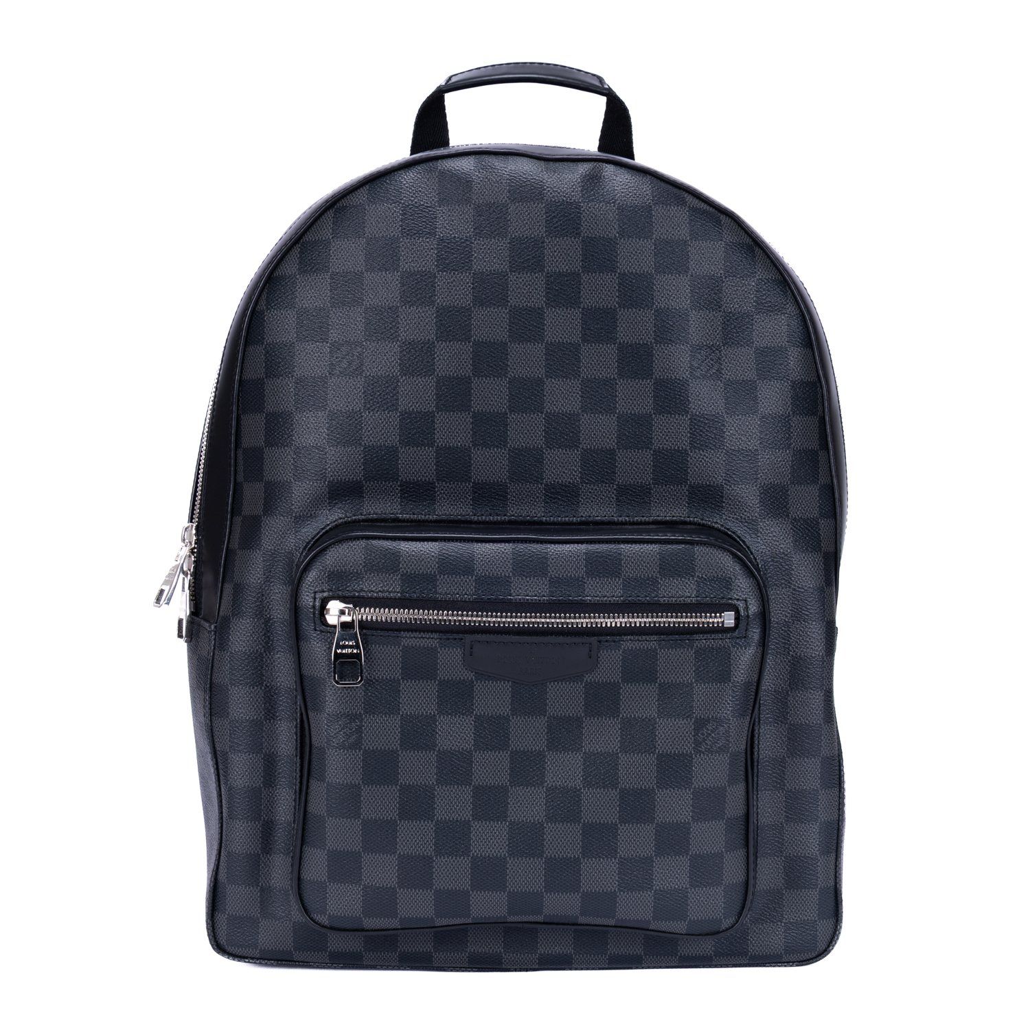 [中古] LOUIS VUITTON ルイヴィトンジョッシュ バックパックグレー/ブラックダミエ グラフィットA