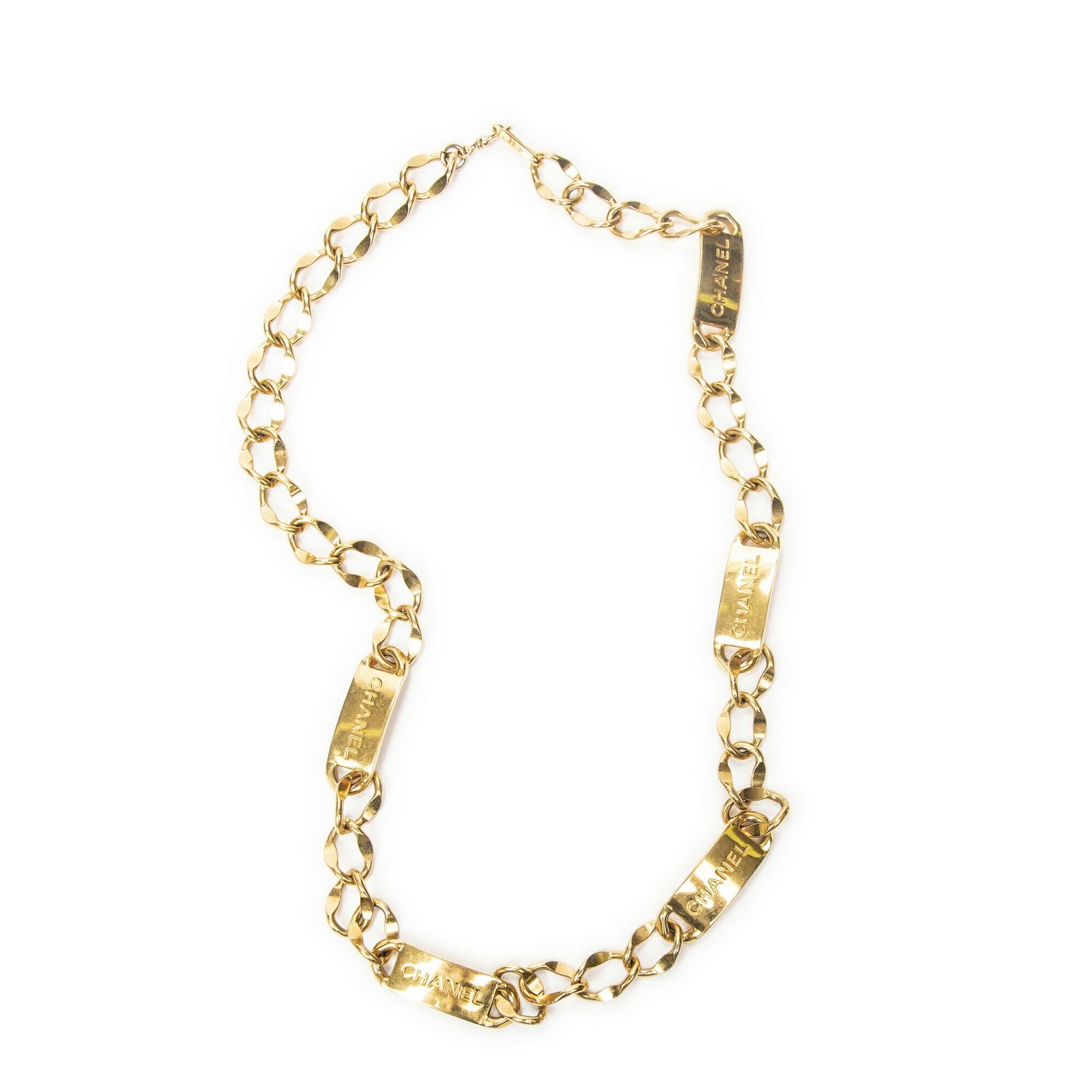 [中古] CHANEL シャネルチェーンベルト金金メッキA