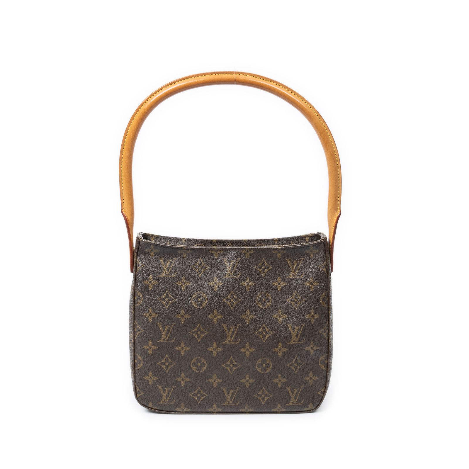 [中古] LOUIS VUITTON ルイヴィトンルーピング茶色モノグラムキャンバスA