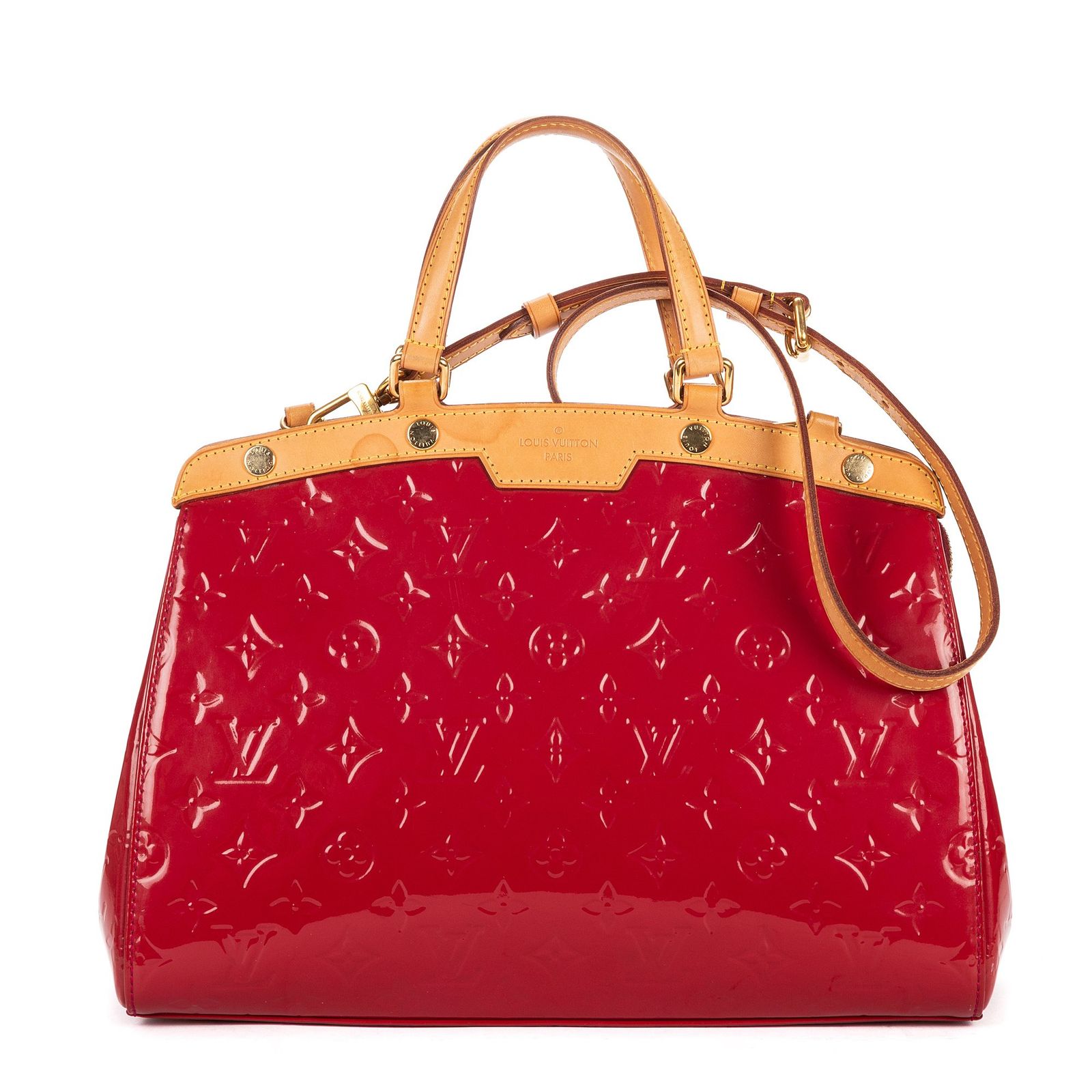 [中古] LOUIS VUITTON ルイヴィトンブレア赤モノグラム ヴェルニA