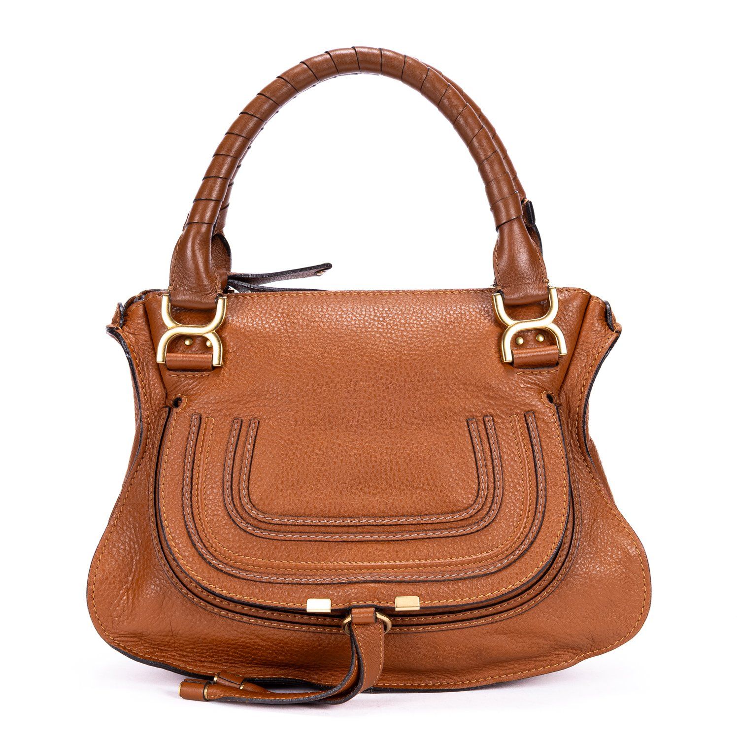 [中古] CHLOE クロエミディアムマーシータンスパイクカーフスキンレザーA