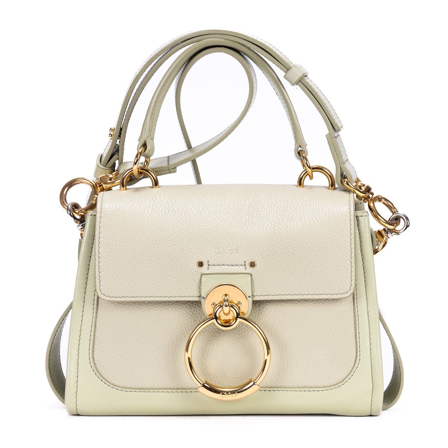 [中古] CHLOE クロエTess Day BagライトグリーンカーフスキンレザーA 70,895円
