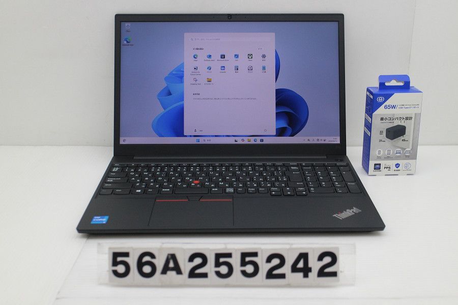 Lenovo ThinkPad E15 Gen2 Core i5 1135G7 2.4GHz/8GB/256GB(SSD)/15.6W/FHD(1920x1080)/Win11 【56A255242】