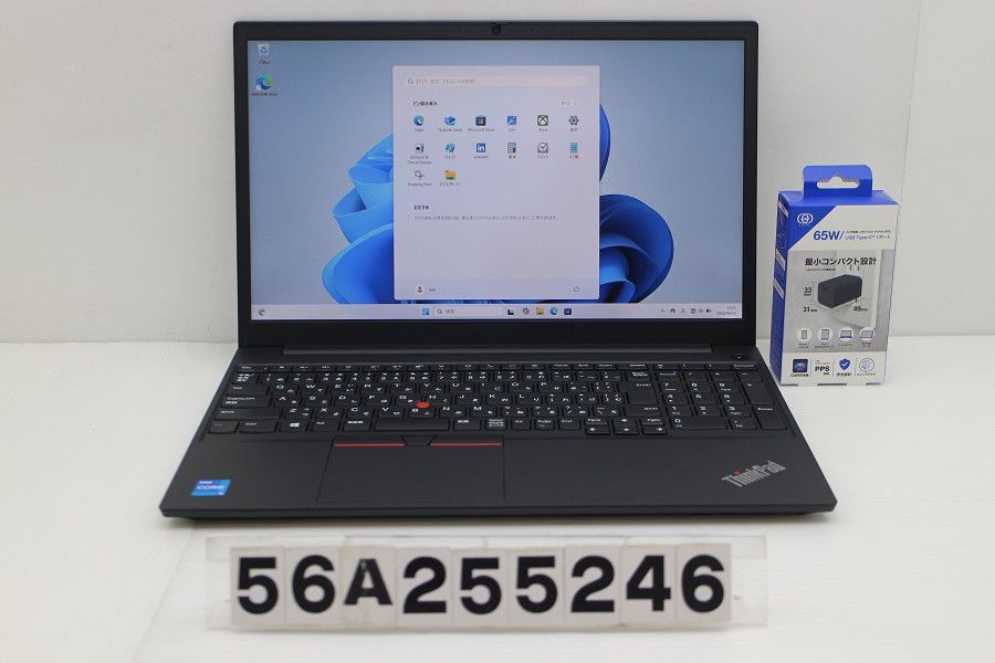 Lenovo ThinkPad E15 Gen2 Core i5 1135G7 2.4GHz/8GB/256GB(SSD)/15.6W/FHD(1920x1080)/Win11 【56A255246】