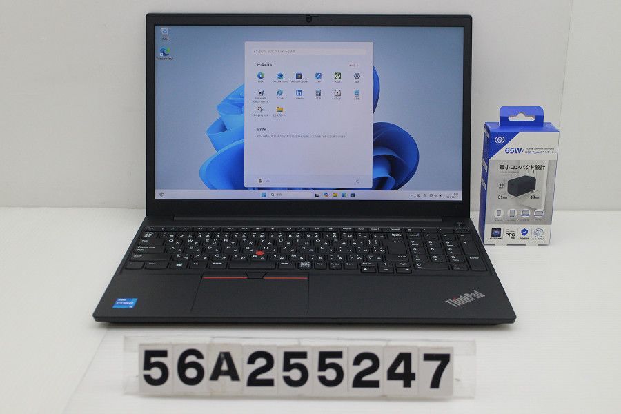 Lenovo ThinkPad E15 Gen2 Core i5 1135G7 2.4GHz/8GB/256GB(SSD)/15.6W/FHD(1920x1080)/Win11 【56A255247】