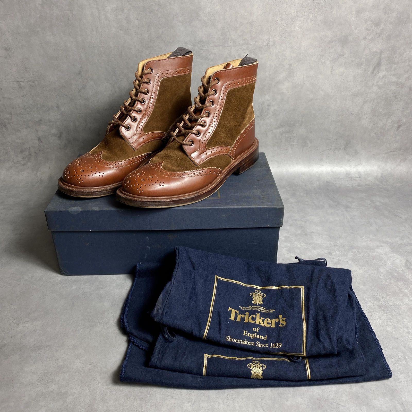 Tricker's トリッカーズ ブーツ L5180 MALTON UK6 WQ1190○Tricker's：MALTON L5180 カントリーブーツ ○6○ ブラウン