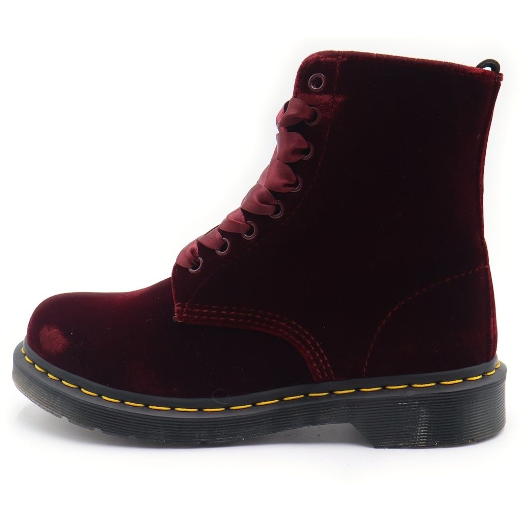 Dr.Martens (ドクターマーチン) 1460 PASCAL VELVET パスカル ベルベット レースアップ ブーツ ボルドー レディース 24329600 12,960円