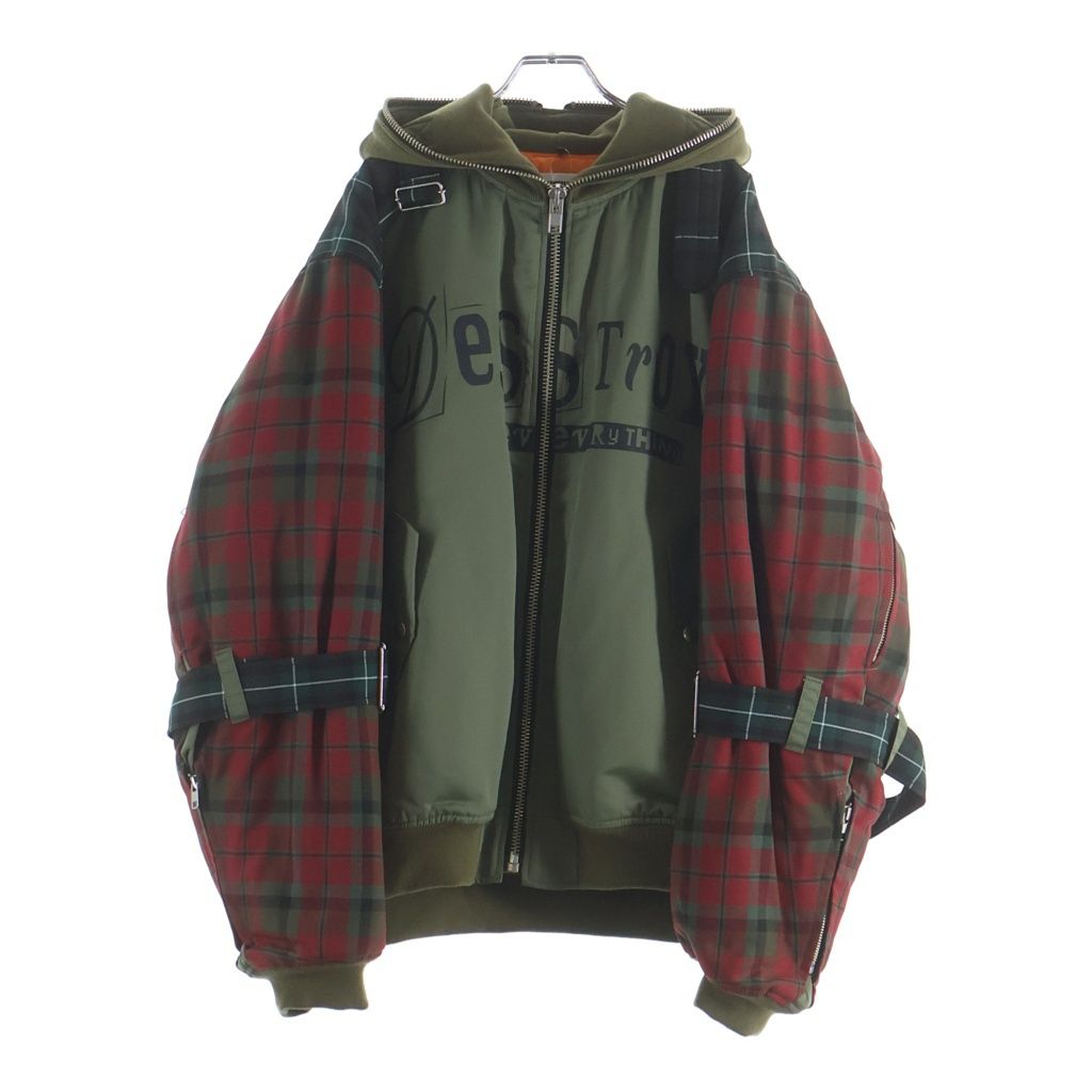 KIDILL (キディル) 24AW BONDAGE MA-1 JACKET ボンデージエムエーワンジャケット ミリタリージャケット ブルゾン カーキ KL860