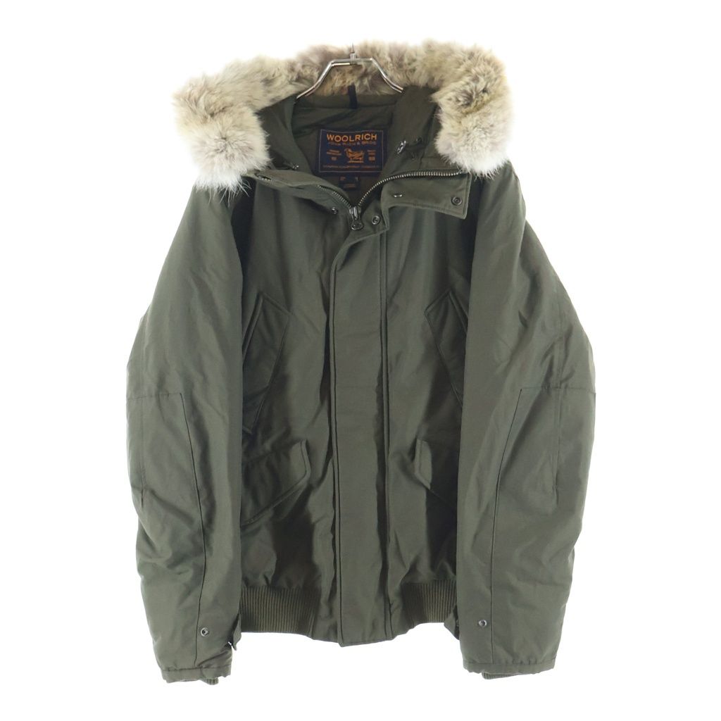 WOOLRICH ウールリッチ POLAR JACKET ポーラージャケット ファー付き ボンバーダウンジャケット カーキ 172MWOCPS2606 WOOLRICH (ウールリッチ) POLAR JACKET ポーラージャケット ファー付き