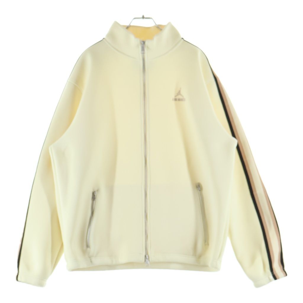 NIKE (ナイキ) JORDAN BRAND M J AMM TRACK JACKET ロゴ刺繍 サイドライン ポリエステル トラックジャケット ベージュ DX5651-113
