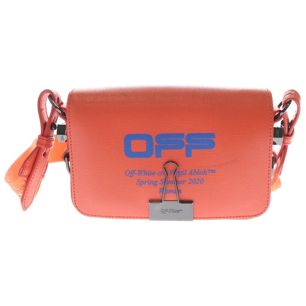 OFF-WHITE (オフホワイト) 20SS CrossBody Bag クリップ装飾 