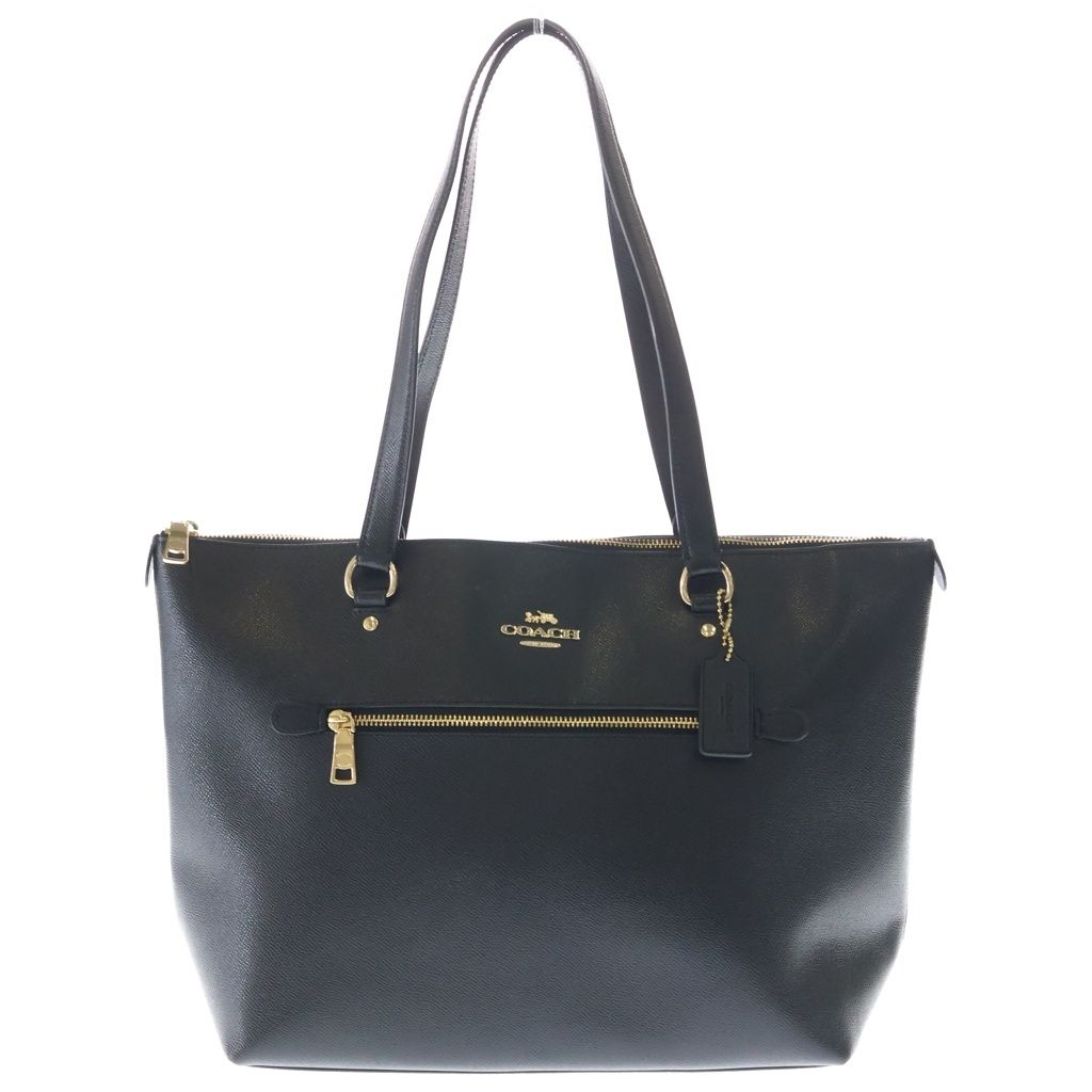 COACH (コーチ) ステーション レザートートバッグ ブラック F79608
