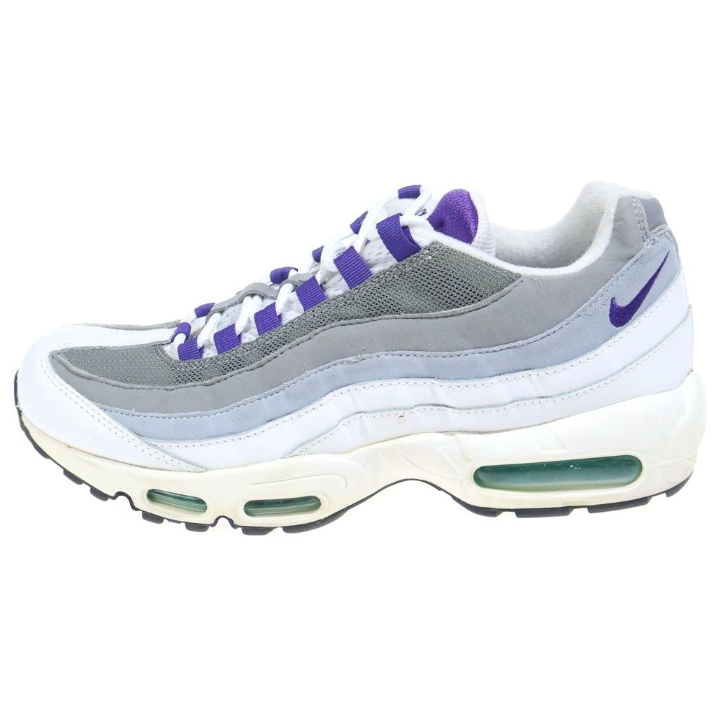 NIKE (ナイキ) AIR MAX 95 エアマックス95 Court Purple コートパープル ローカットスニーカー ホワイト/パープル US11.5/28.5cm 307960-109