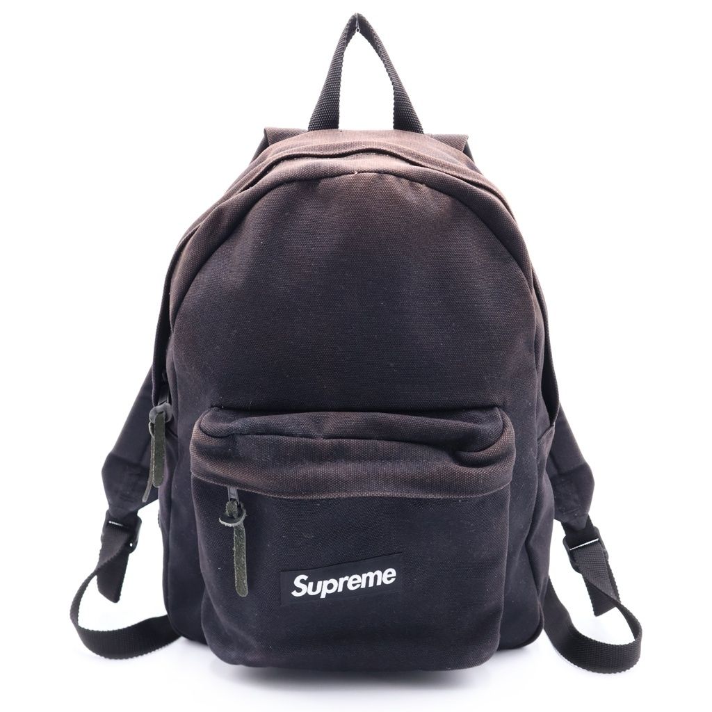 シュプリーム ボックスロゴ リュック キャンバス ブラック SUPREME