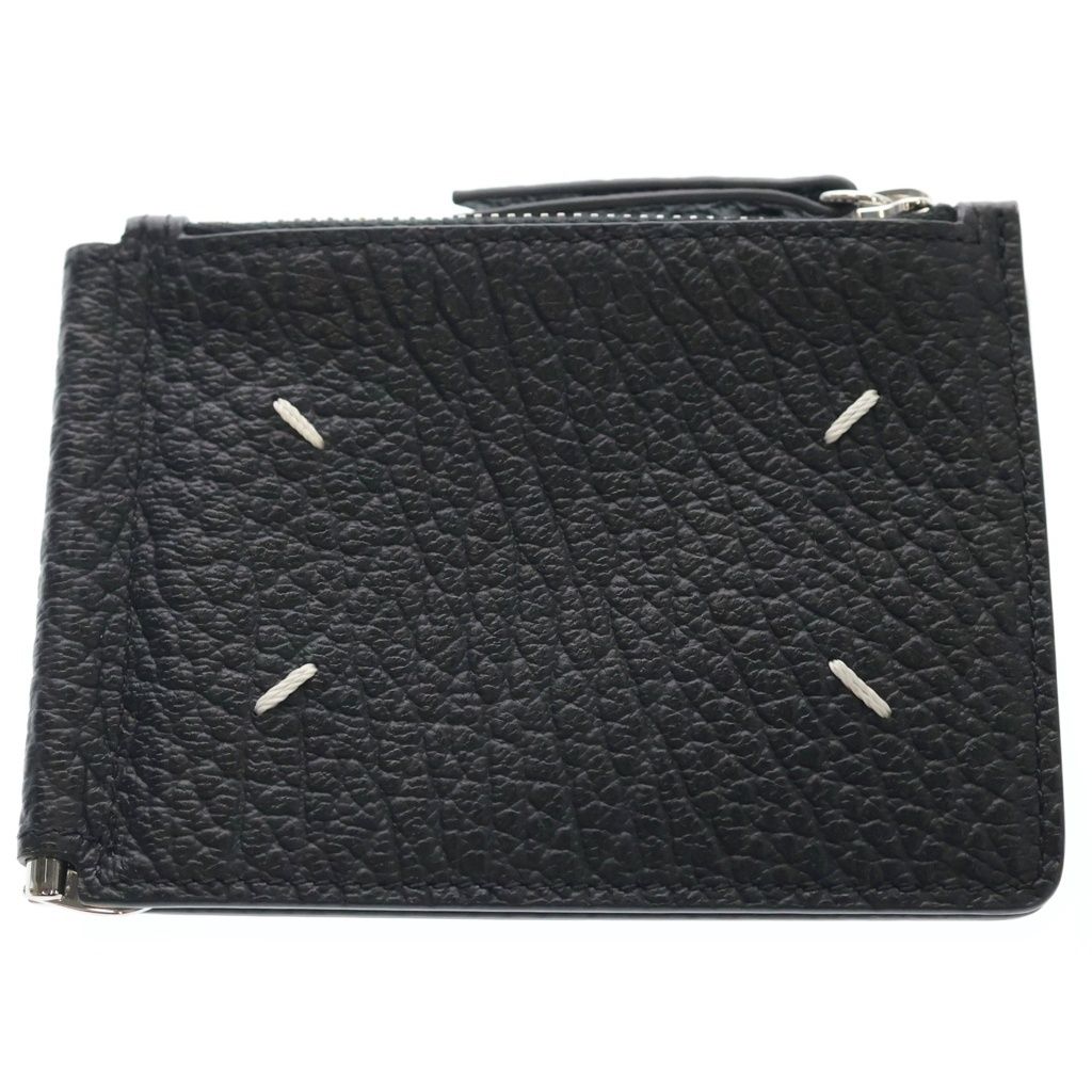 Maison Margiela (メゾンマルジェラ) WALLET SLIM 2 PINCER マネークリップ レザー ブラック SA1UI0022 P4455