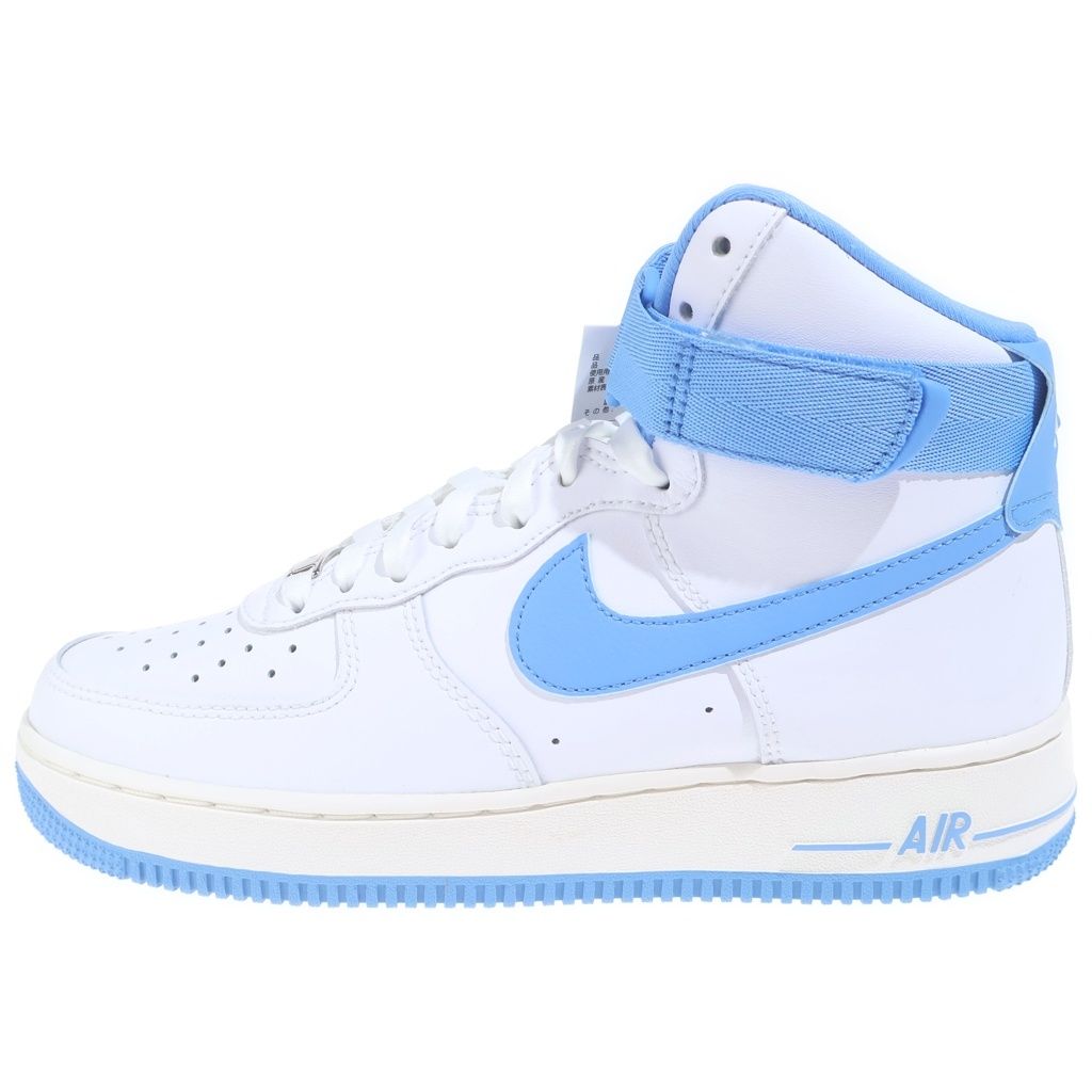 NIKE (ナイキ) WMNS AIR FORCE 1 HIGH OG QS DX3805-100 ウィメンズ エアフォース1 ハイカットスニーカー ホワイト/ライトブルー US W9/26cm