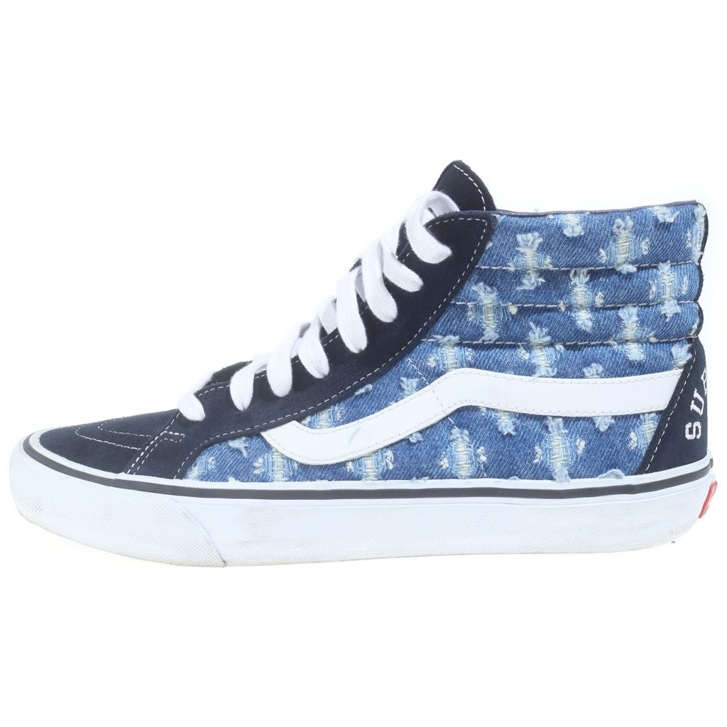 SUPREME (シュプリーム) 20SS ×VANS SK8-HI PRO Hole Punch Denim ヴァンズ スケーター デニム ハイカットスニーカー ブラック/インディゴ US11/29cm 721454