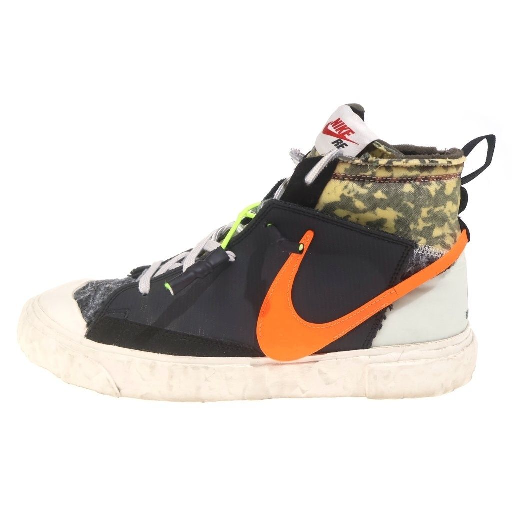 NIKE (ナイキ) ×READYMADE BLAZER MID レディメイド ブレーザー ミッドカットスニーカー ブラック US9.5/27.5cm CZ3589-001