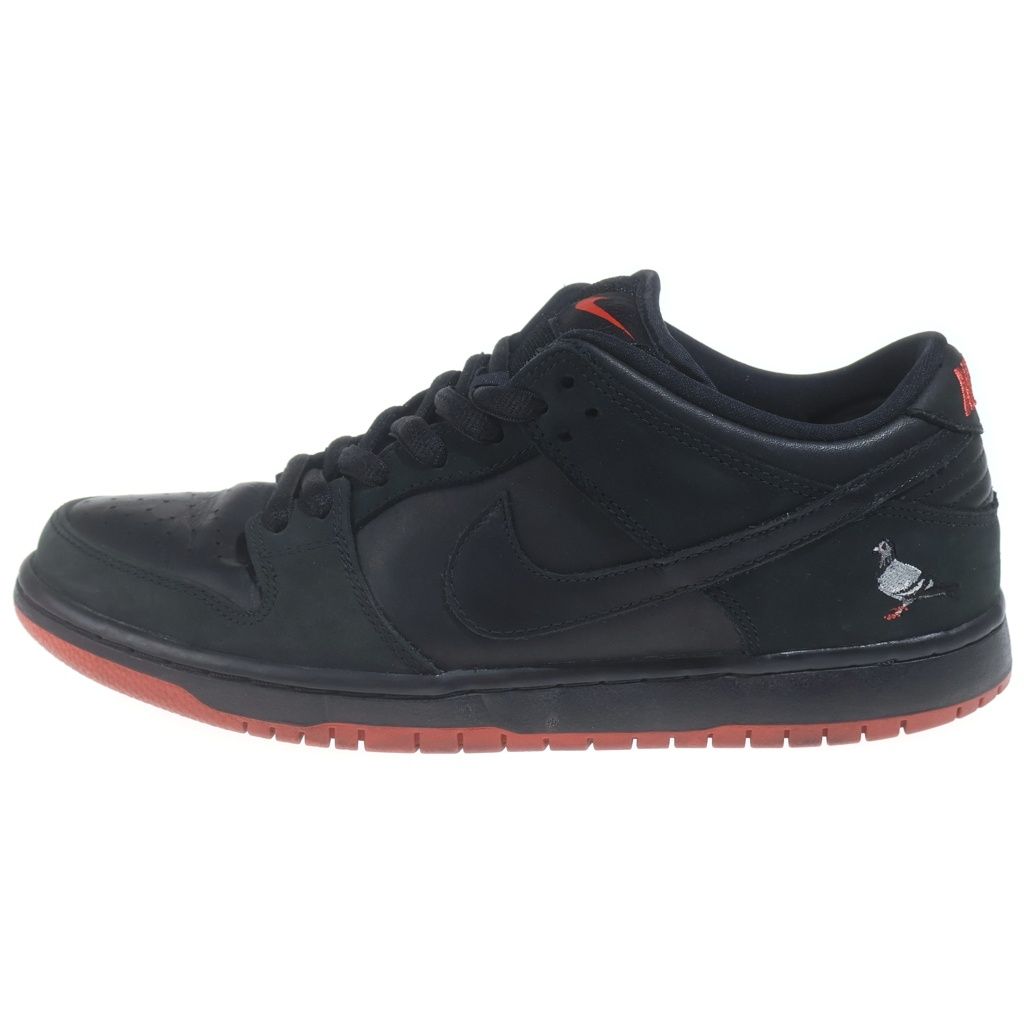 NIKE SB (ナイキエスビー) ×STAPLE DUNK LOW TRD QS BLACK PIGEON ステイプル ダンク ブラックピジョン ローカットスニーカー ブラック US9.5/27.5cm 883232-008