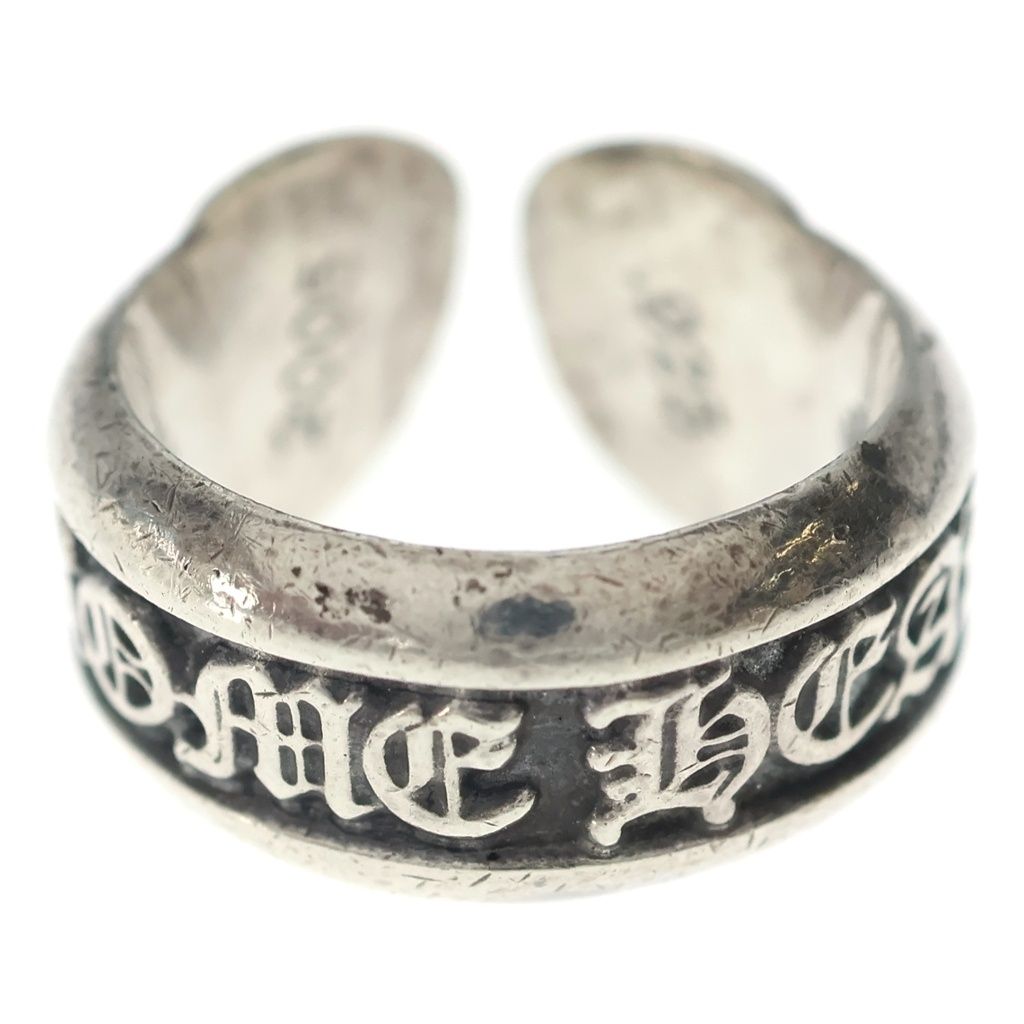 CHROME HEARTS (クロムハーツ) SM SCROLL LABEL スモールスクロールラベル リング シルバー BCA413