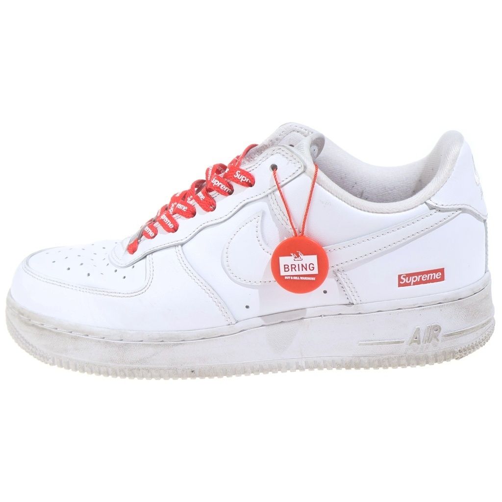 NIKE (ナイキ) ×SUPREME AIR FORCE 1 LOW シュプリーム エア フォース 1 ローカットスニーカーUS9/27.0cm ホワイト CU9225-100