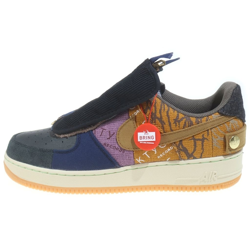 NIKE (ナイキ) × TRAVIS SCOTT AIR FORCE 1 LOW CACTUS JACK エアフォース1 ローカットスニーカー マルチカラー US10.5/28.5CM CN2405-900