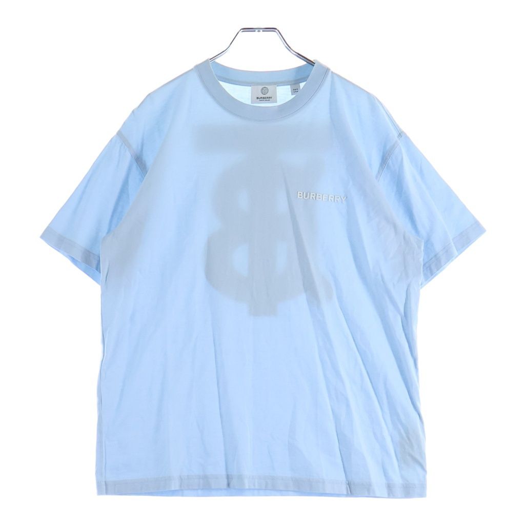 BURBERRY (バーバリー) バックプリントTシャツ ライトブルー #XXS