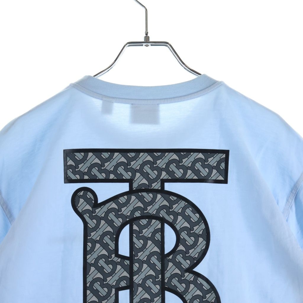BURBERRY (バーバリー) バックプリントTシャツ ライトブルー #XXS