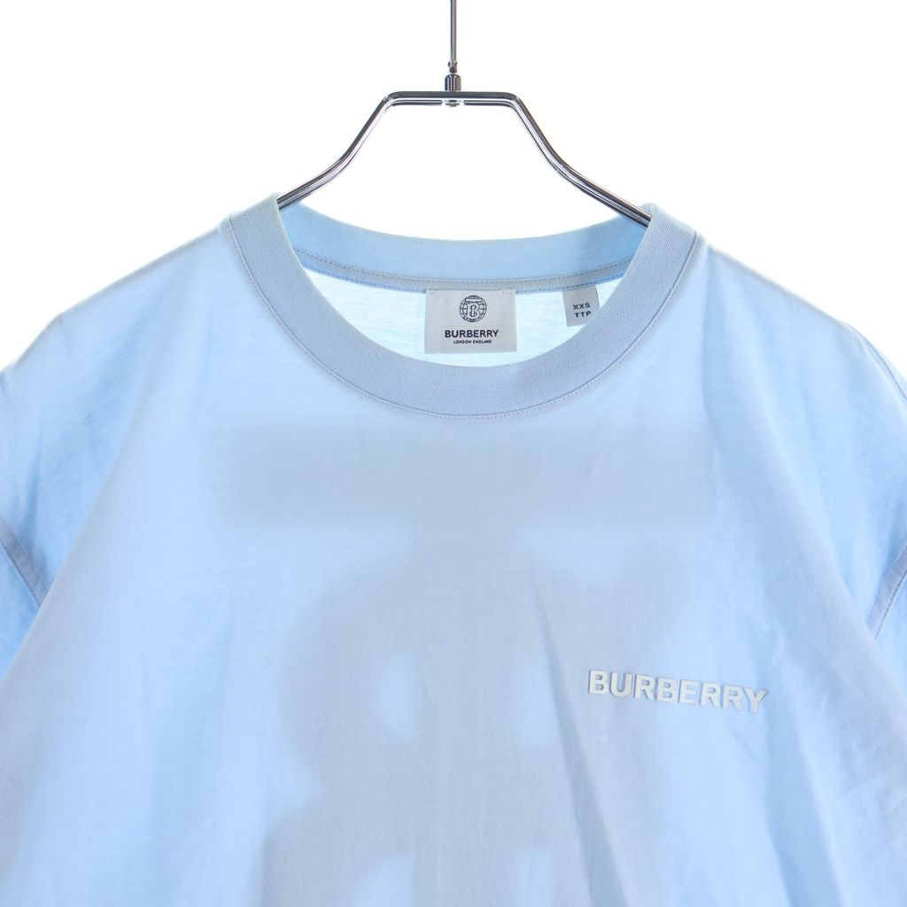 BURBERRY (バーバリー) バックプリントTシャツ ライトブルー #XXS