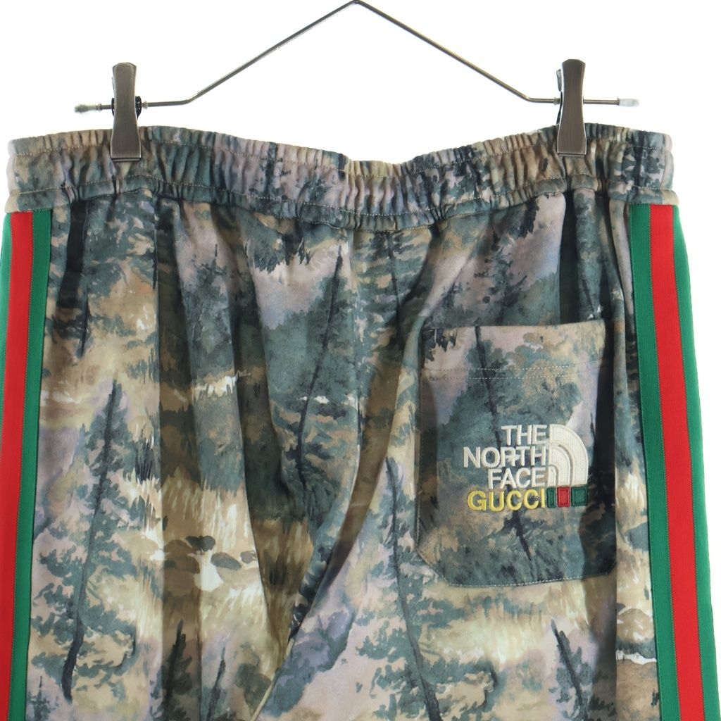 GUCCI (グッチ) ×THE NORTH FACE ノースフェイス フォレストプリント 