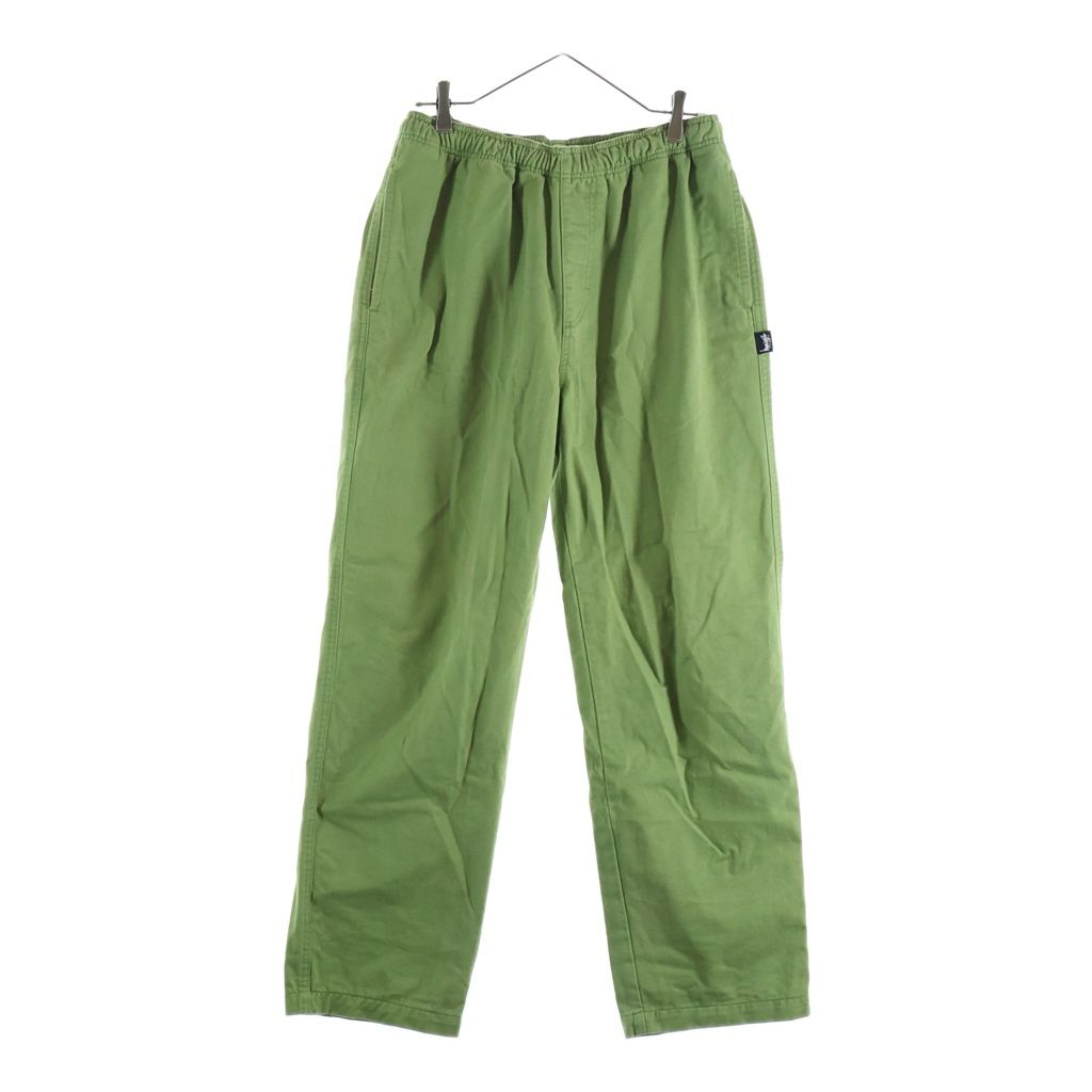 STUSSY (ステューシー) Brushed Beach Pant イージーパンツ カーキ 116553