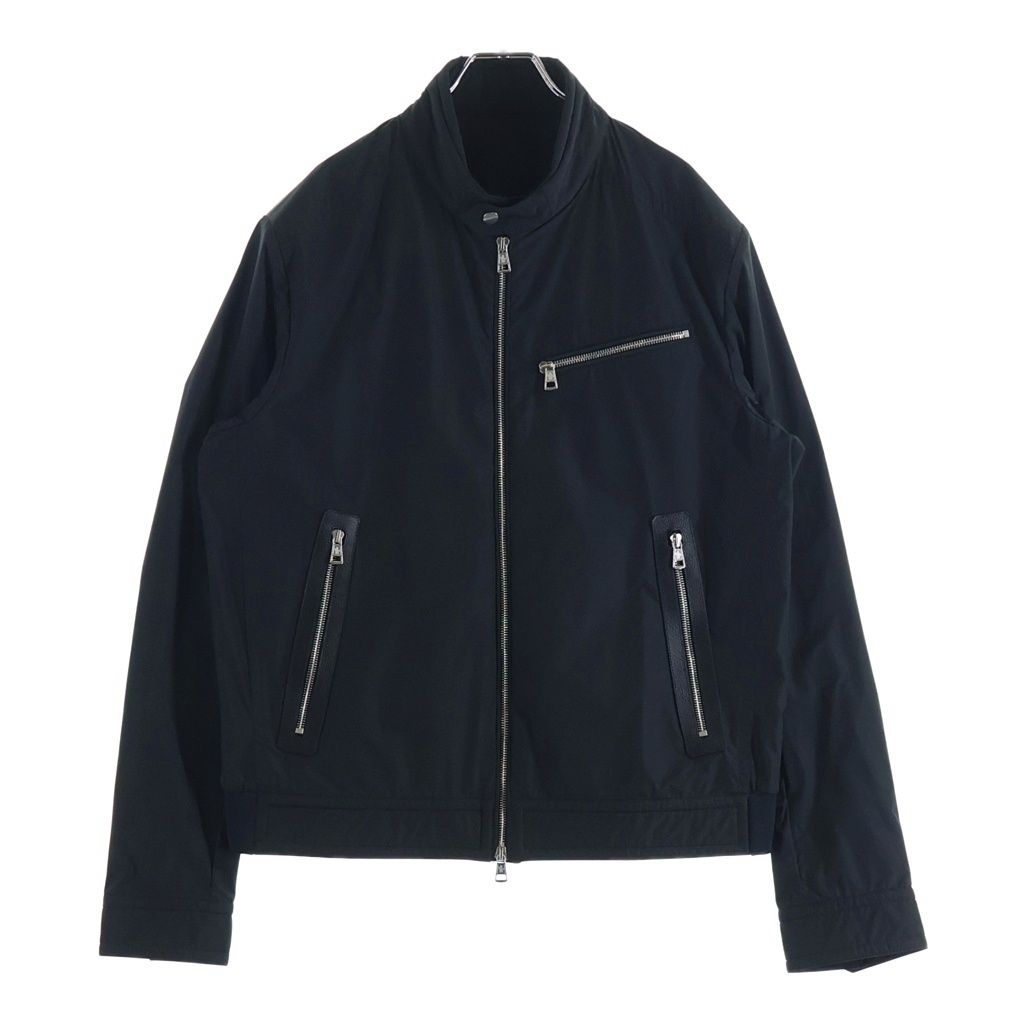 MONCLER (モンクレール) Drome Biker Long Sleeve Jacket I10911A00126 ドローム バイカー ロングスリーブ ジャケット ブラック