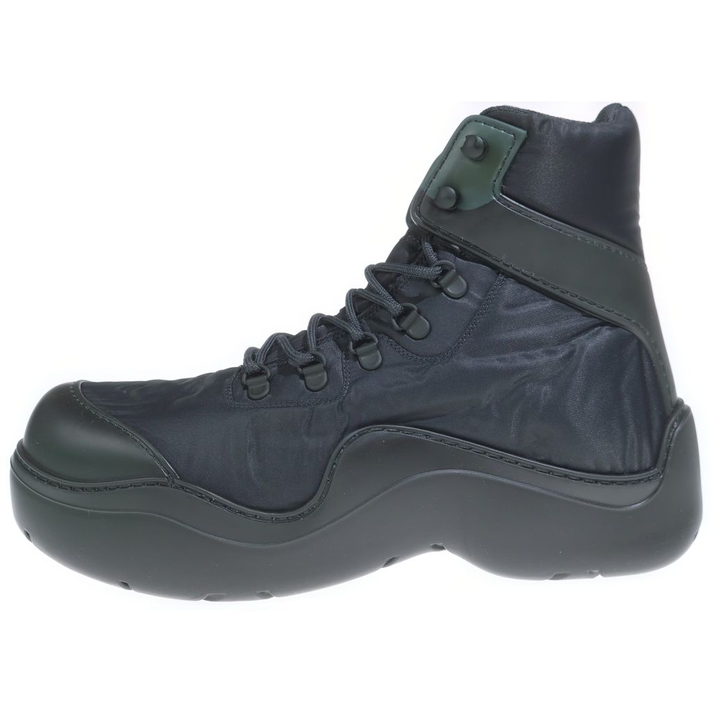 BOTTEGA VENETA (ボッテガヴェネタ) PUDDLE ANKLE BOOT BOMBER 667064 パドルアンクルブーツ ハイカット ブラック