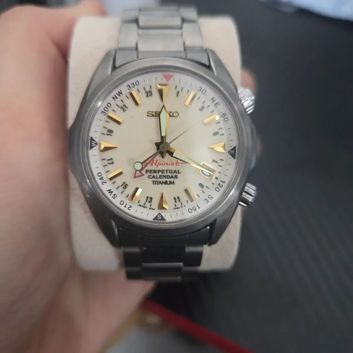 SEIKO 8F56-00D0 SBCJ021 レッド アルピニスト