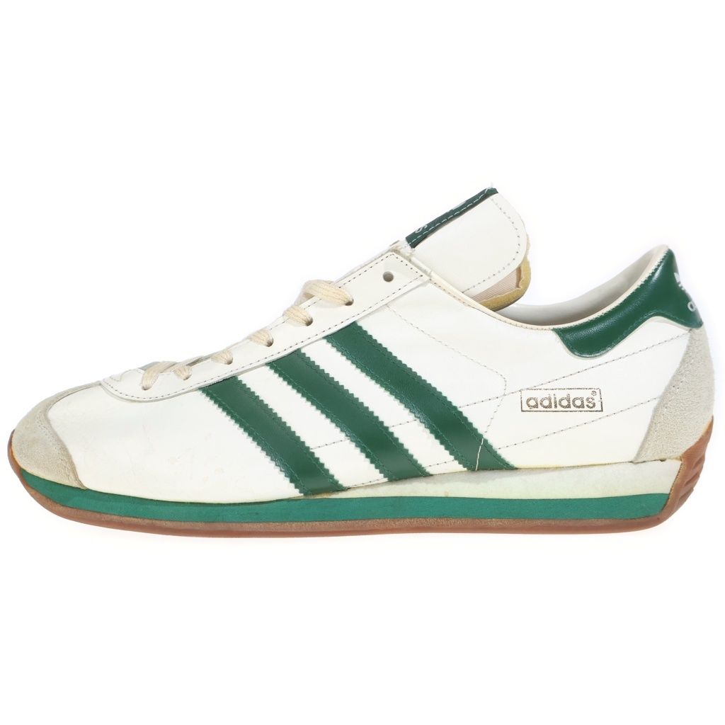 adidas (アディダス) 【鑑賞用 1998年製】 90S COUNTRY カントリー ローカットスニーカー ホワイト/グリーン US9/27.5cm AC1540WG 17,139円