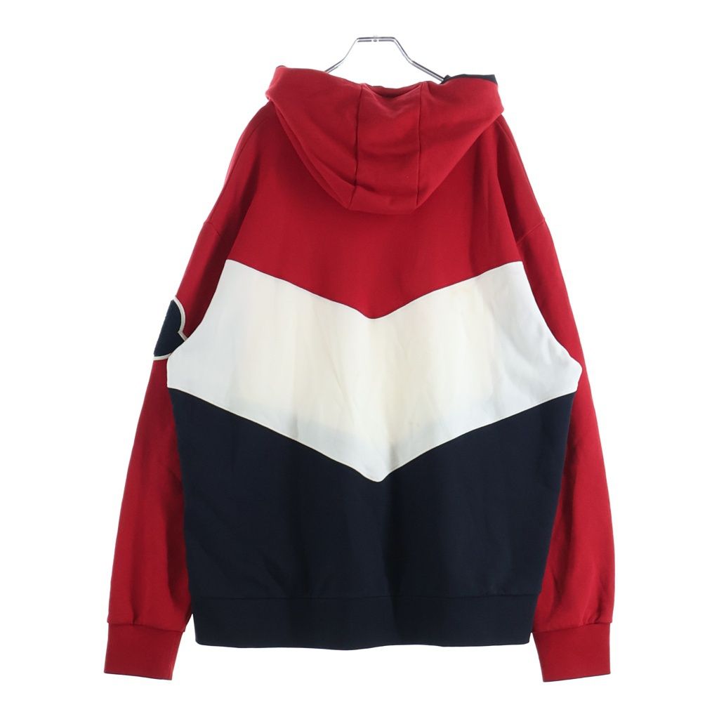 MONCLER (モンクレール) 19SS ワッペンロゴ プルオーバースウェット パーカー フーディー トラック ジョガーパンツ レッド/ネイビー E10918000500/E10918704400 MONCLER (モンクレール) 19SS ワッペンロゴ プルオーバースウェット パーカー フーディー トラック ジョガーパンツ レッド/ネイビー E10918000500/E10918704400