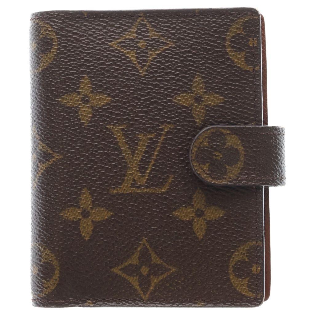 LOUIS VUITTON (ルイヴィトン) モノグラム アジェンダ ミニ PVC レザー 手帳カバー カードケース R20007 ブラウン