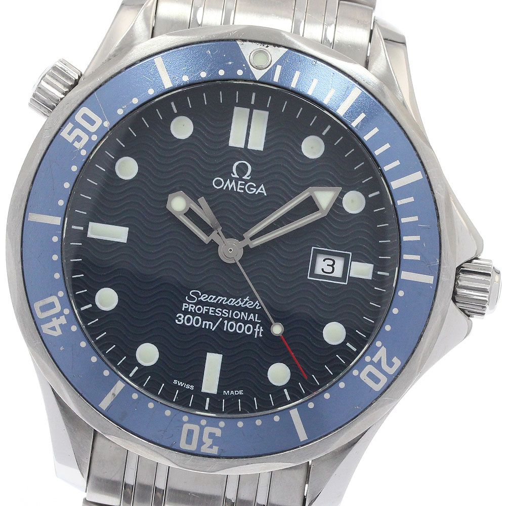 オメガ OMEGA 2541.80 シーマスター300 デイト クォーツ メンズ _950982
