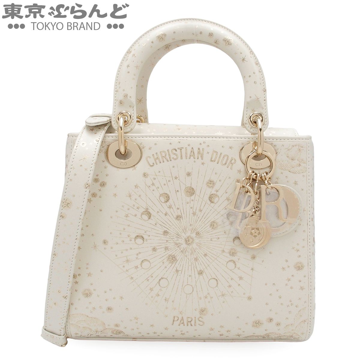 ディオール Dior レディ ディオール ラテ レザー アストラル ミディアム 2WAYショルダーバッグ ハンドバッグ レディース 101853266