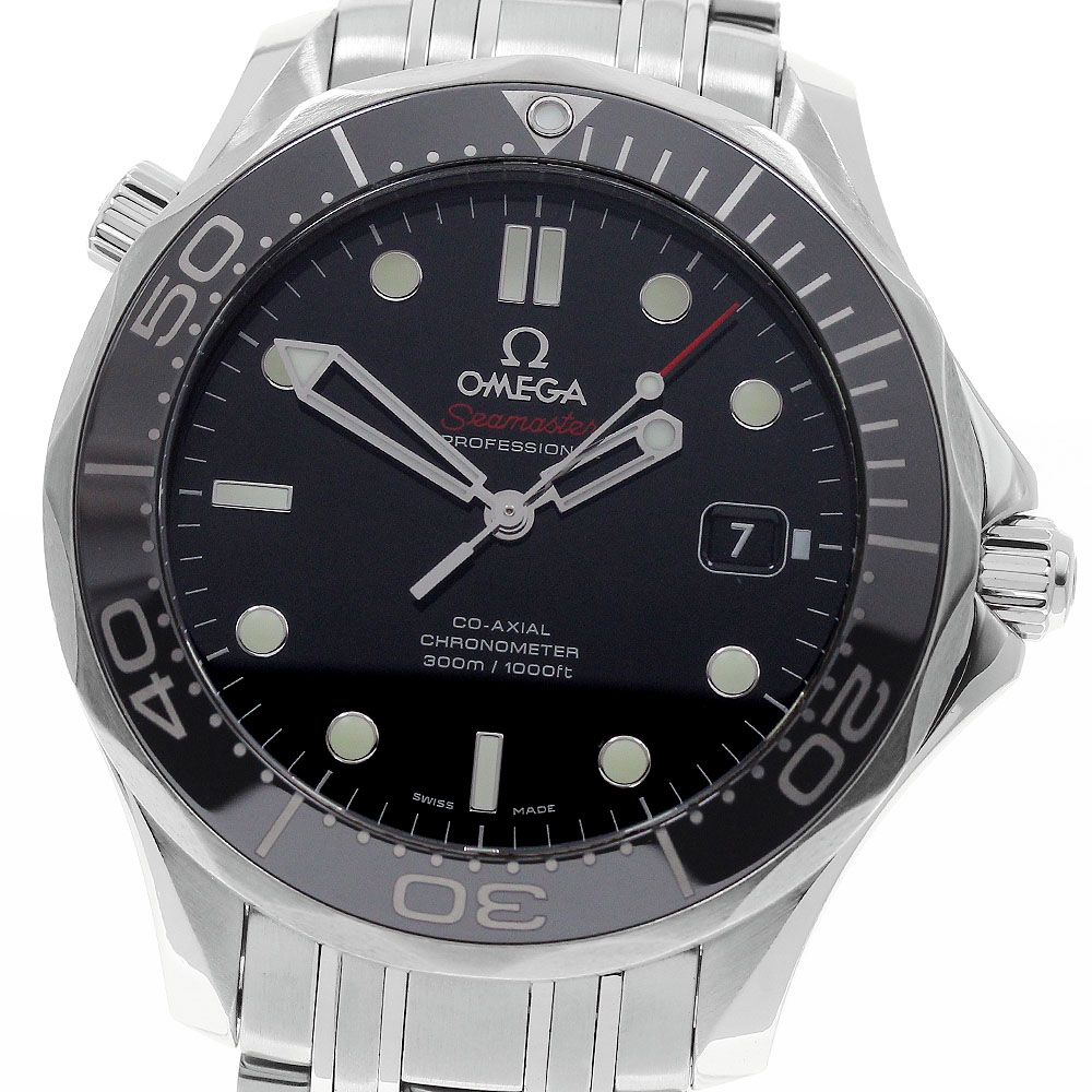 オメガ OMEGA 212.30.41.20.01.003 シーマスター300 デイト コーアクシャル 自動巻き メンズ 良品 _952344