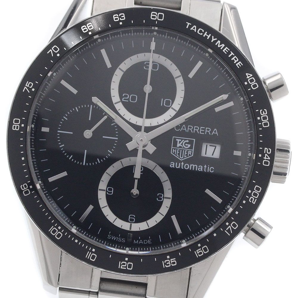 タグホイヤー TAG HEUER CV2010-0 カレラ クロノグラフ デイト 自動巻き メンズ _965361