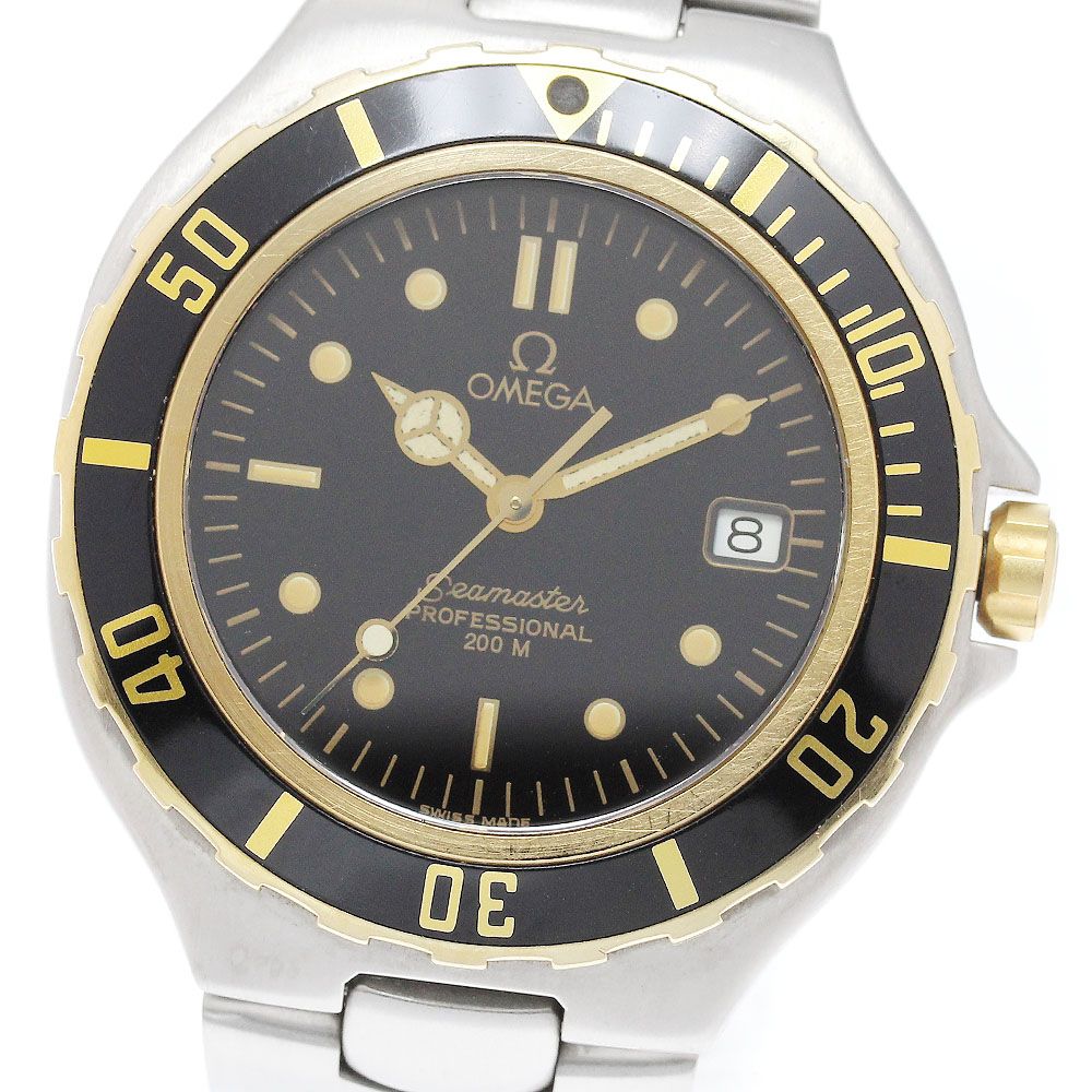ベルト訳あり オメガ OMEGA シーマスター200 デイト クォーツ メンズ _962730
