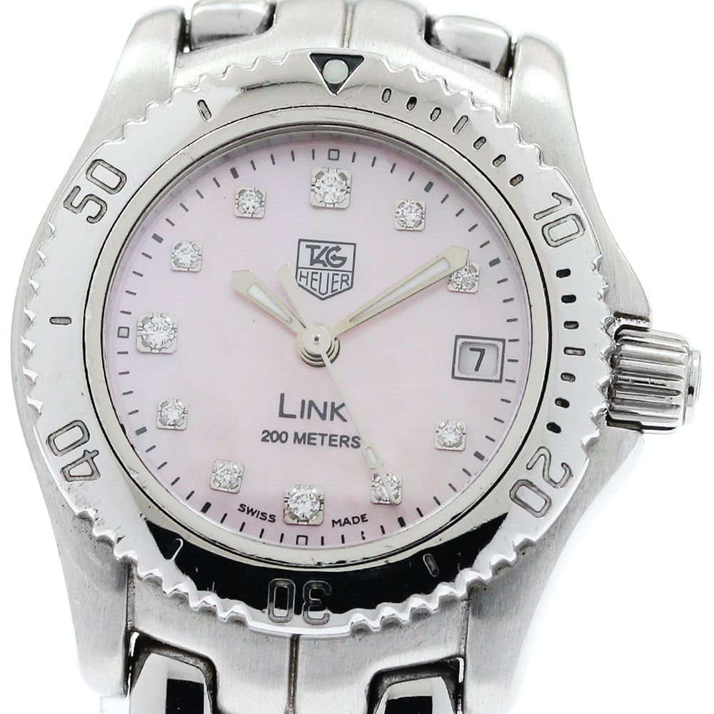 タグホイヤー TAG HEUER WT141Q.BA0560 リンク 11Pダイヤ デイト クォーツ レディース _959774